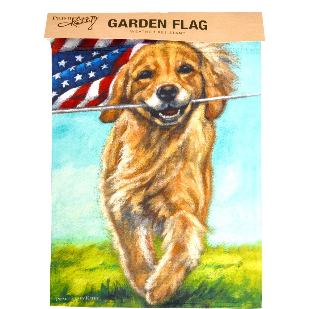 NWT Garden Flag - Running Dog
